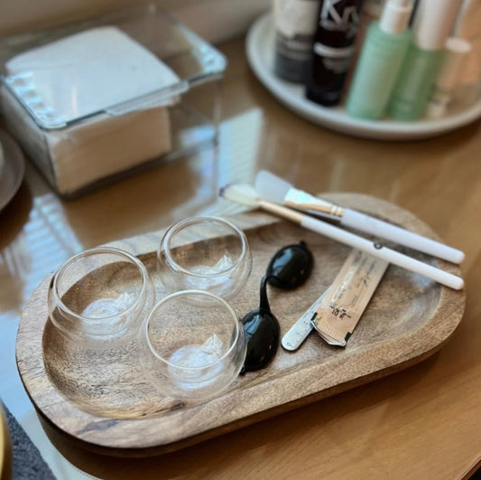 Glass Mask Bowl